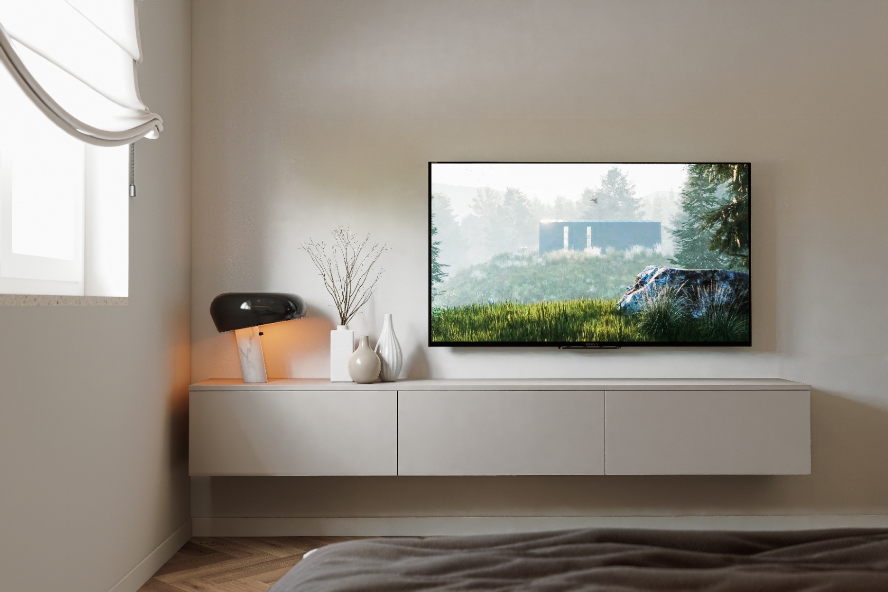 Consolle porta TV nella seconda camera